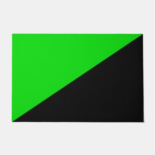 Paillasson Drapeau de l'anarchisme vert (Devant)