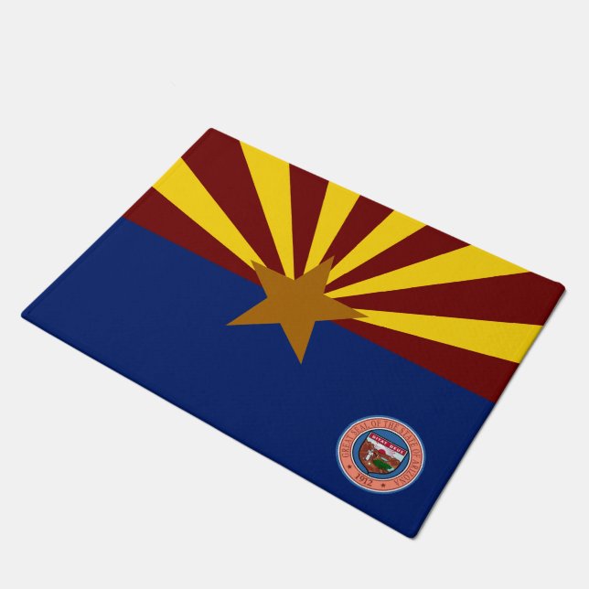 Paillasson Drapeau de l'Arizona (Incliné)