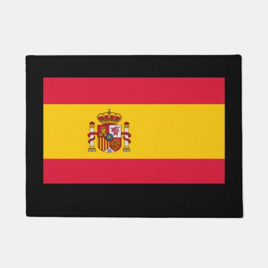 Paillasson Drapeau de l'Espagne – Conception classique de fie (Devant)