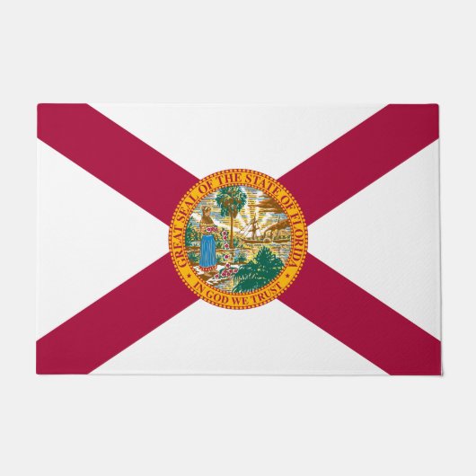 Paillasson Drapeau de l'État de Floride (Devant)