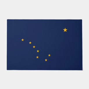 Paillasson Drapeau de l'État de l'Alaska