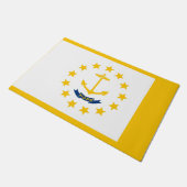 Paillasson Drapeau de l'État de Rhode Island (Incliné)