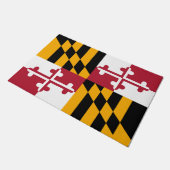 Paillasson Drapeau de l'État vibrant du Maryland (Incliné)