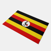 Paillasson Drapeau de l'Ouganda (Incliné)