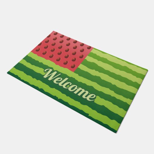 Paillasson Drapeau de pastèque (Incliné)