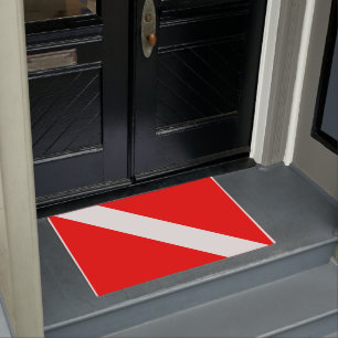 Paillasson Drapeau de plongée Plongée Plongée Plongée