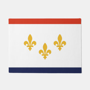 Paillasson Drapeau de porte Matt de la Nouvelle-Orléans