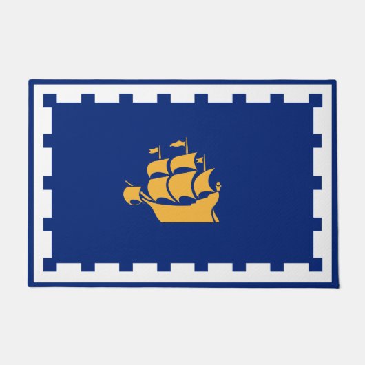 Paillasson Drapeau de Québec (Québec, Canada) (Devant)