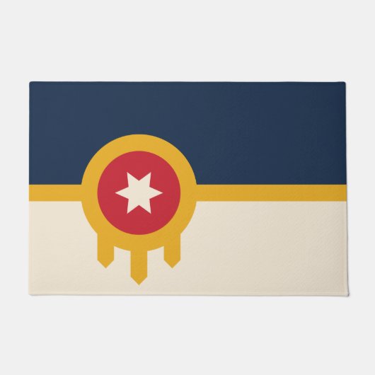 Paillasson Drapeau de Tulsa (Oklahoma) (Devant)