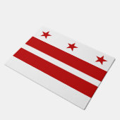 Paillasson Drapeau de Washington D.C., drapeau de l'État amér (Incliné)