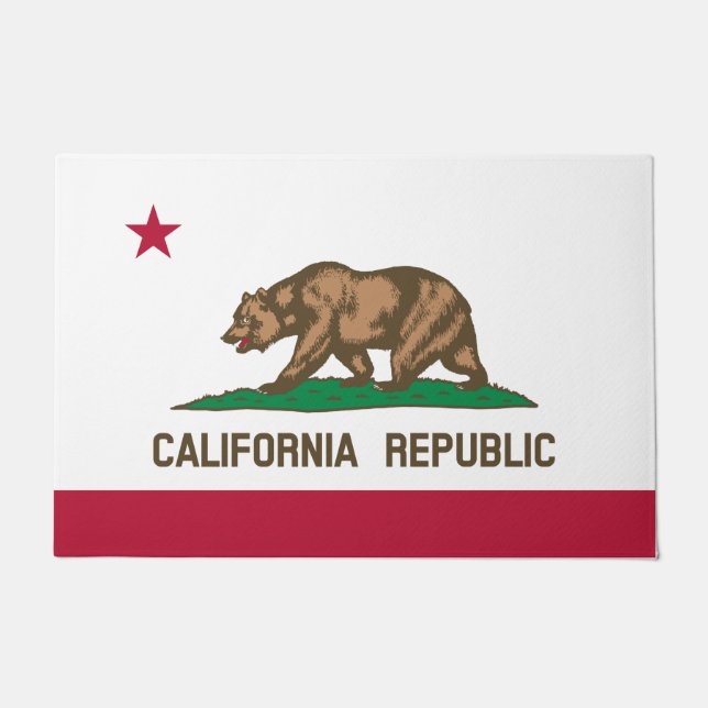 Paillasson Drapeau d'État de Californie (Devant)