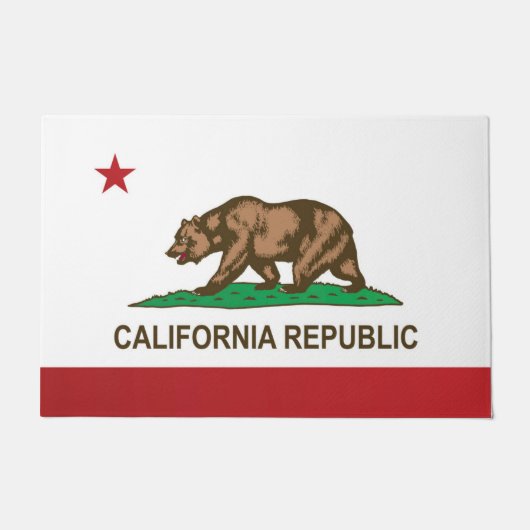 Paillasson Drapeau d'État de Californie (États-Unis) (Devant)