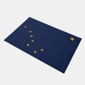 Paillasson Drapeau d'État de l'Alaska, États-Unis (Incliné)