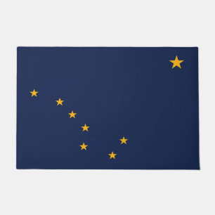 Paillasson Drapeau d'État de l'Alaska, États-Unis
