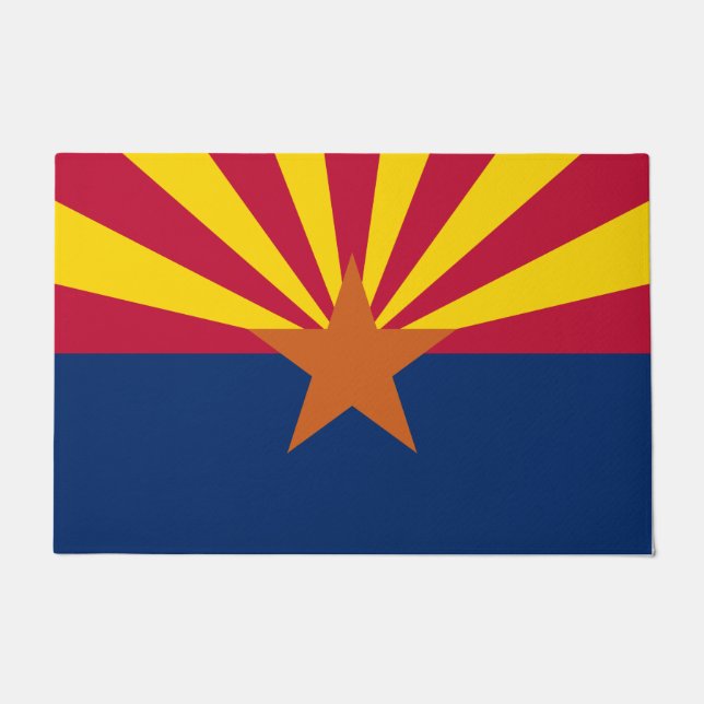Paillasson Drapeau d'État de l'Arizona (Devant)