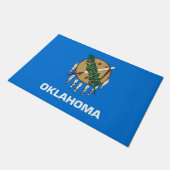 Paillasson Drapeau d'État de l'Oklahoma, États-Unis (Incliné)