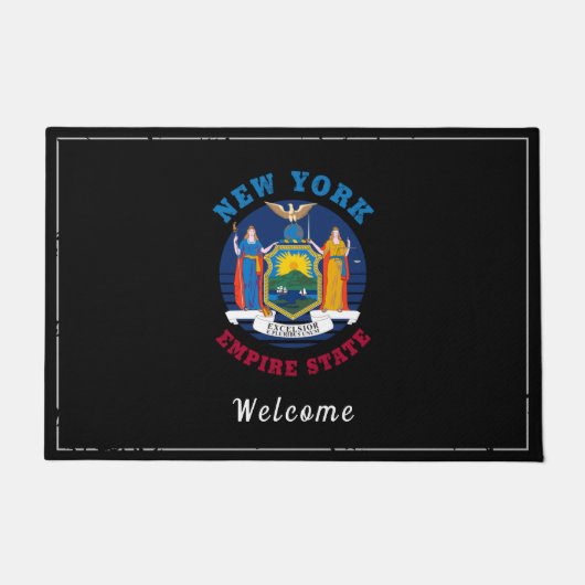 PAILLASSON DRAPEAU D'ÉTAT DE NEW YORK (Devant)