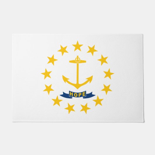 Paillasson Drapeau d'État de Rhode Island (Devant)