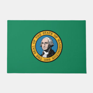 Paillasson Drapeau d'État de Washington, États-Unis