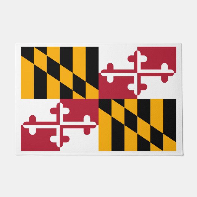 Paillasson Drapeau d'état du Maryland (Devant)