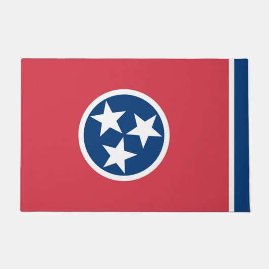 Paillasson Drapeau d'État du Tennessee, États-Unis (Devant)
