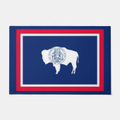 Paillasson Drapeau d'État du Wyoming (Devant)