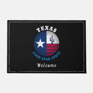 PAILLASSON DRAPEAU D'ÉTAT TEXAS LONE STAR