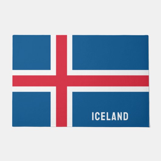 Paillasson Drapeau d'Islande (Devant)
