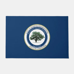 Paillasson Drapeau du Charleston du Nord (Caroline du Sud)