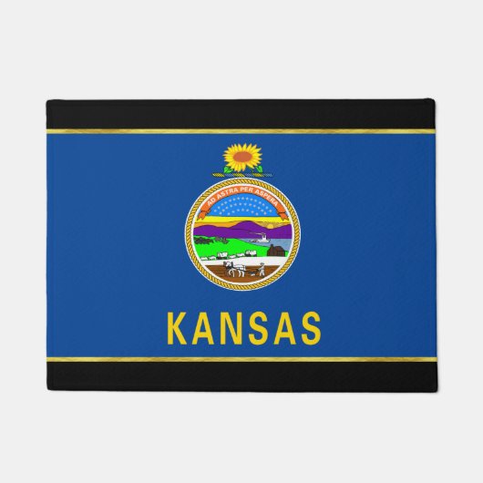 Paillasson Drapeau du Kansas (Devant)