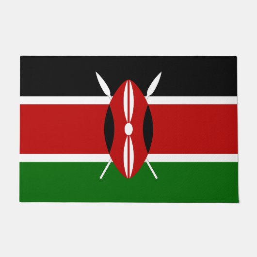 Paillasson Drapeau du Kenya (Devant)