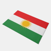 Paillasson Drapeau du Kurdistan (Incliné)