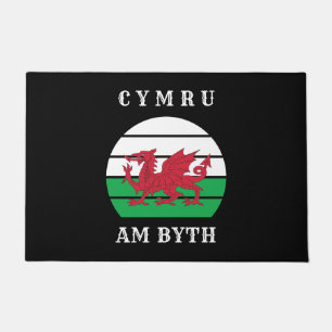 Paillasson Drapeau Du Pays De Galles Cymru Am By Fier D'Être