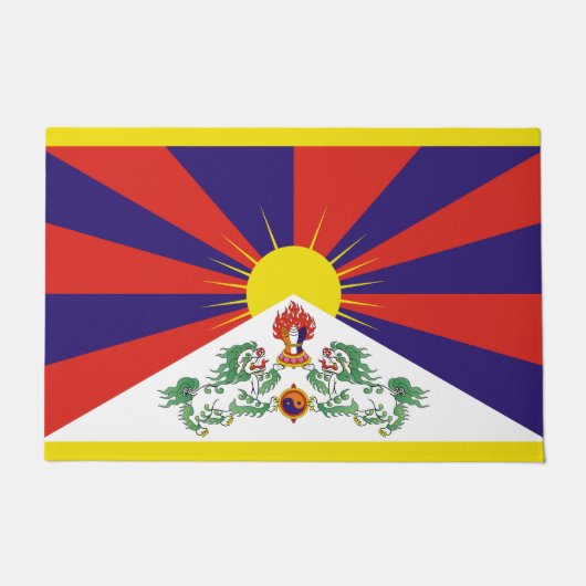 Paillasson Drapeau du Tibet libre (Devant)