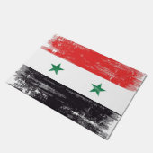 Paillasson Drapeau grunge de la Syrie (Incliné)