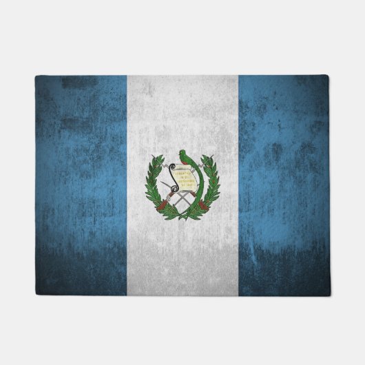 Paillasson Drapeau grunge du Guatemala (Devant)