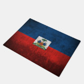 Paillasson Drapeau grunge du Haïti (Incliné)