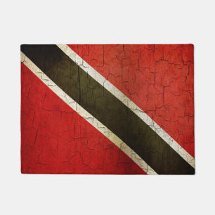 Paillasson Drapeau grunge du Trinidad-et-Tobago