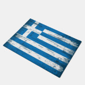 Paillasson Drapeau grunge grec (Incliné)