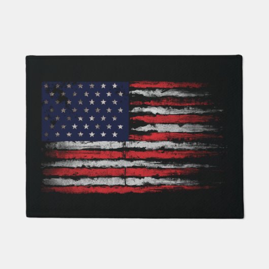 Paillasson Drapeau Grunge U.S.A (Devant)
