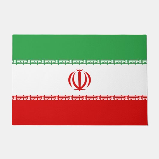 Paillasson Drapeau iranien (Iran) (Persan) (Devant)