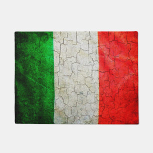 Paillasson Drapeau italien fissuré