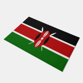Paillasson Drapeau kényan (Kenya) (Incliné)