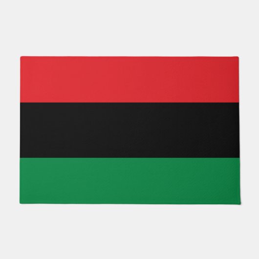 Paillasson Drapeau panafricain de l'UNIA (Devant)