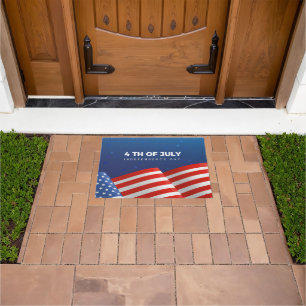 Paillasson Drapeau Patriotique Juillet 4e mat