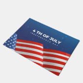 Paillasson Drapeau Patriotique Juillet 4e mat (Incliné)