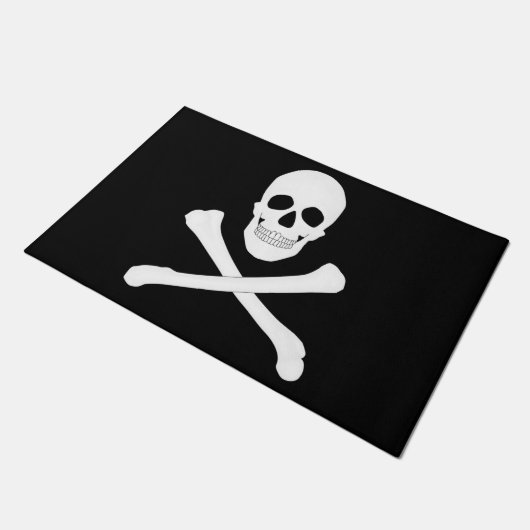 Paillasson Drapeau Pirate (Jolly roger) (Incliné)