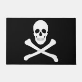 Paillasson Drapeau Pirate (Jolly roger) (Devant)