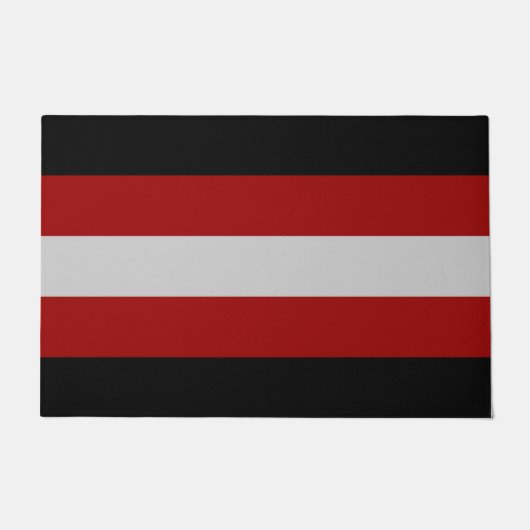 Paillasson Drapeau satanique (Satanisme) (Devant)