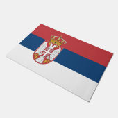 Paillasson Drapeau serbe (Incliné)